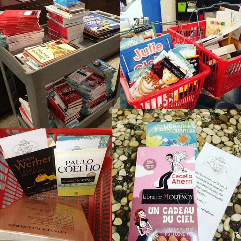 Je suis libraire (pour vrai) à la Librairie Morency – Julie lit au lit