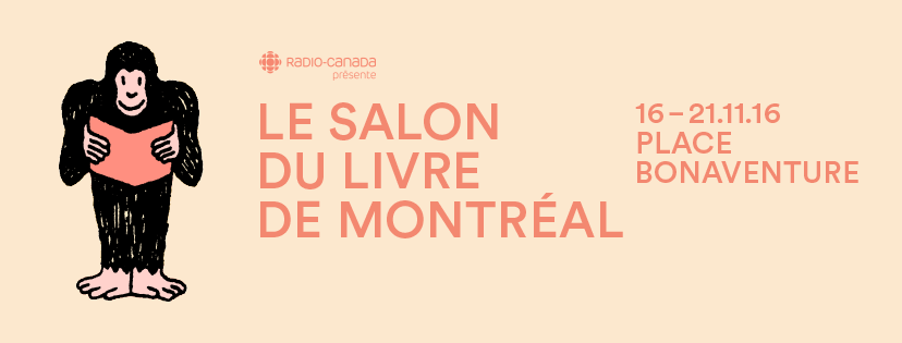 bannière du Salon du livre de Montréal 2016.
