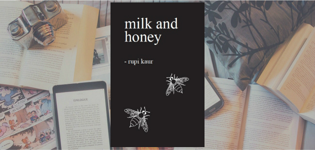 Couverture du livre Milk and honey de Rupi Kaur.