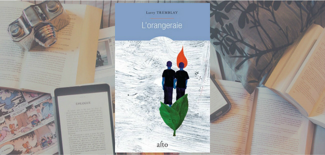 Couverture du roman "L'orangeraie" de Larry Tremblay, chez Alto.