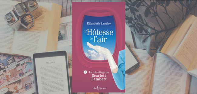 Couverture du premier tome de la trilogie L'Hôtesse de l'air de Elizabeth Landry.